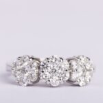 Anello Trilogy Giancarlo Capra in Oro Bianco con Diamanti – 3198