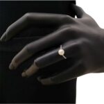 Anello Artlinea in Oro Bianco con Diamanti e Perla - Pearls - AD188-LB