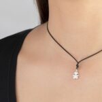 Ciondolo Le Bebé Bimba Oro Bianco - I Mini – LBB048