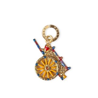 Charm Isola Bella in Argento e Smalto | Carretto Siciliano - 20000064
