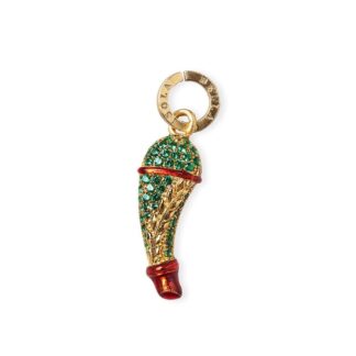 Charm Isola Bella in Argento e Smalto | Asso di Mazze - Lapilli - 20000135