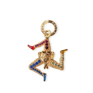 Charm Isola Bella in Argento e Smalto | Trincria - Lapilli - 20000136
