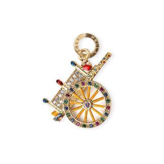Charm Isola Bella in Argento e Smalto | Carretto - Lapilli - 20000141