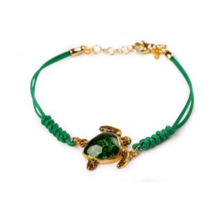 Bracciale Isola Bella Tartaruga Argento Dorato Smalto - 20000168