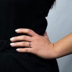 Anello Solitario Visconti Preziosi in Oro Bianco con Diamanti - 0123A20