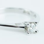 Anello Davite & Delucchi in Oro Bianco con Diamante - AA003091 16FV