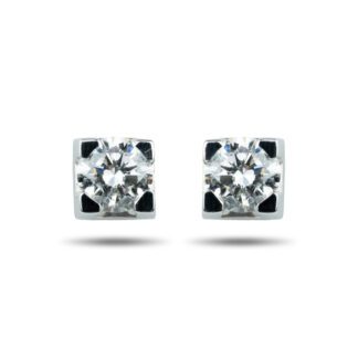 Orecchini Davite & Delucchi in Oro Bianco con Diamante - BB S08283 20