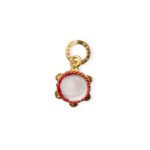 Charm Isola Bella in Argento e Smalto | Tamburello - D-Javù - 20000622