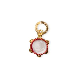 Charm Isola Bella in Argento e Smalto | Tamburello - D-Javù - 20000622