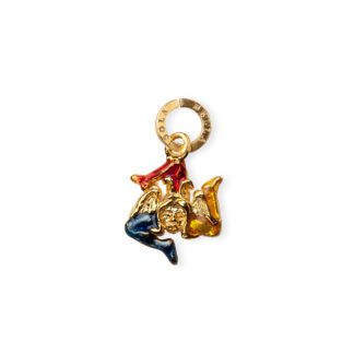 Charm Isola Bella in Argento e Smalto | Trinacria - D-Javù - 20000624