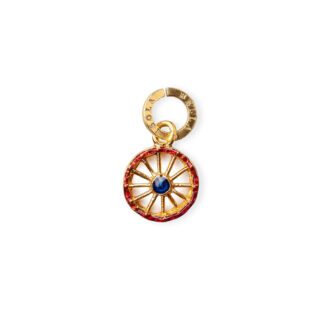 Charm Isola Bella in Argento e Smalto | Ruota - D-Javù - 20000630