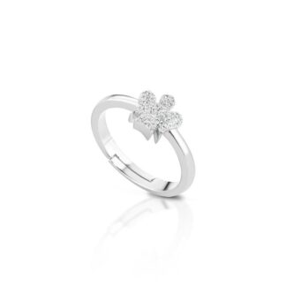 Anello Roberto Giannotti in Argento con Zirconi - Angeli - GIA289