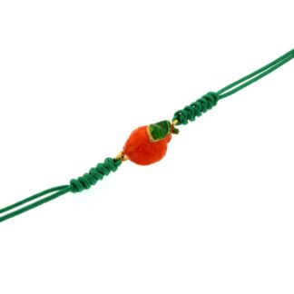 Bracciale Isola Bella in Argento e Smalto | Mandarino - 20000070