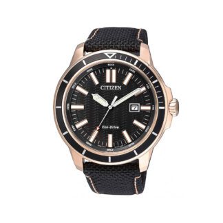 Orologio Citizen Eco Drive Uomo Acciaio Tessuto Marine AW1523-01E