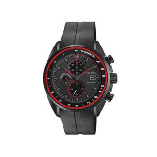 Orologio Cronografo Citizen Eco Drive da Uomo in Acciaio e Silicone - Chrono - CA0595-03F