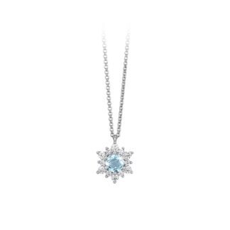 Collana Girocollo Mabina in Argento con Zirconi - 553055