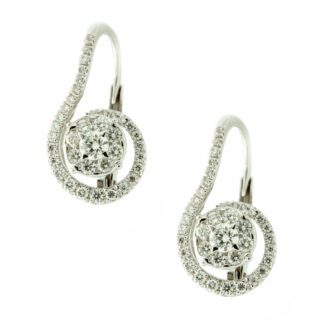 Orecchini Davite & Delucchi Donna Oro Bianco Diamanti - BB008851OS