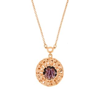 Collana con Pendente Fibi da Donna in Bronzo con Cristallo - CL48R