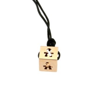 Ciondolo Donna Le Bebè Dado Bimbo in Oro rosa - DLB015