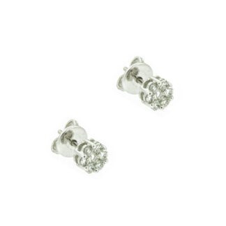 Orecchini Donna Nynai in Oro Bianco e Diamanti - GOK0981