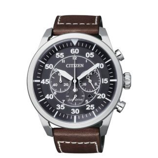 Orologio Citizen Cronografo in Acciaio e Pelle - CA4210-16E