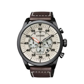 Orologio Citizen Cronografo in Acciaio e Pelle - CA4215-04W