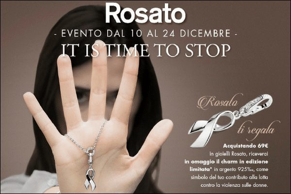 Rosato e WeGo! - Un Charm in Edizione Limitata contro la Violenza sulle Donne