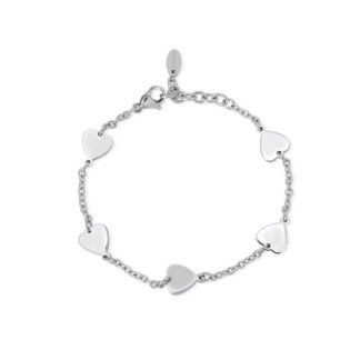 Bracciale 2Jewels in Acciaio con Cuori - Preppy - 231795