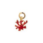 Charm Isola Bella in Argento e Smalto | Corallo - D-Javù - 20000650