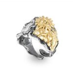 Anello Gerardo Sacco in Argento e PVD Oro