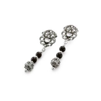 Orecchini Gerardo Sacco in Argento e Agata - Maschere e Monete - 31222NE