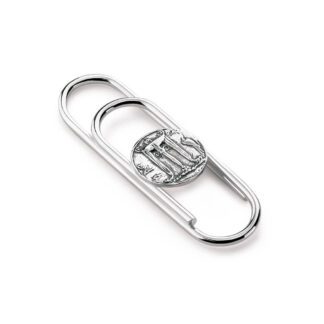 Fermasoldi Gerardo Sacco in Argento Maschere e Monete - 31977