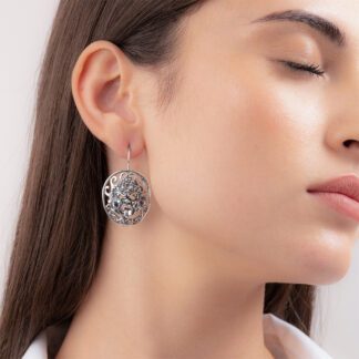 Orecchini Gerardo Sacco in Argento - Maschere e Monete - 34009