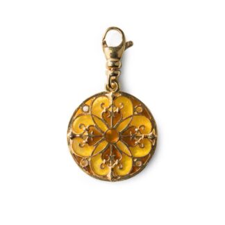 Charm Isola Bella Balconi di Sicilia - Giallo Cattedrale - Argento Smalto - 20000522