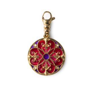 Charm Isola Bella Balconi di Sicilia - Viola Cattedrale - Argento Smalto - 20000524