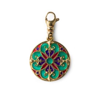 Charm Isola Bella Balconi di Sicilia - Rosso Cattedrale - Argento Smalto - 20000526