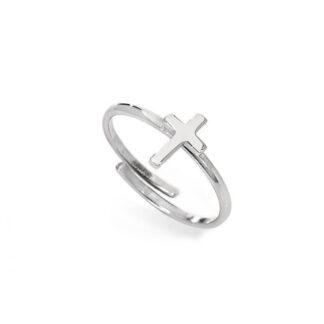 Anello Donna Falange Amen Croce Argento AFCB