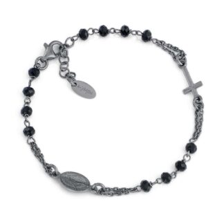 Bracciale Donna Amen - Rosario - in Argento e Cristalli - BRONN3