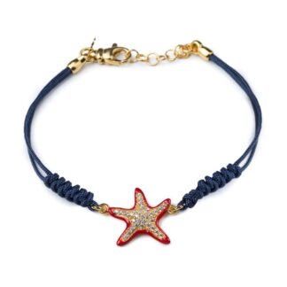 Bracciale Isola Bella Argento Smalto - Stella Marina- 20000825
