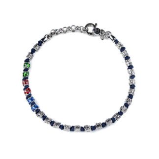 Bracciale Isola Bella Argento Smalto - Rodio Blu - 20000837