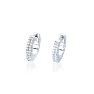 Orecchini Mabina Donna Argento Zirconi 563136