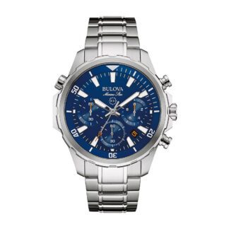Orologio Buolva Uomo Cronografo in Acciaio - Marine Star - 96B256