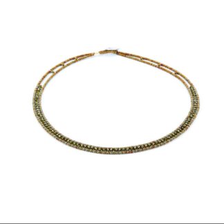 Collana Ziio Donna Argento Murano Zirconi Zyrco Green NK GIRO ZYRCO GREEN