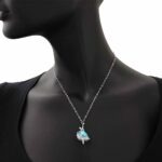 Collana Artlinea in Argento e Smalto | Ballerina Piccola - ZCL1054-MB
