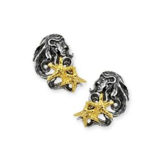Orecchini Gerardo Sacco in Argento e PVD Oro