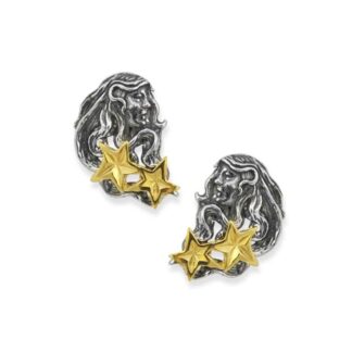 Orecchini Gerardo Sacco in Argento e PVD Oro