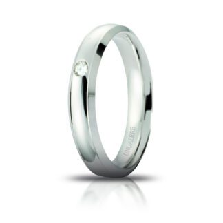 Fede Unoaerre Oro Bianco Diamante