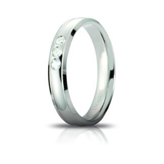 Fede Unoaerre Oro Bianco Diamanti