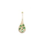 Ciondolo Oro Smeraldi Diamanti - 66518885G