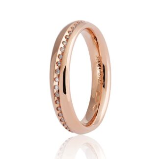 Fede Unoaerre Oro Rosa Diamanti